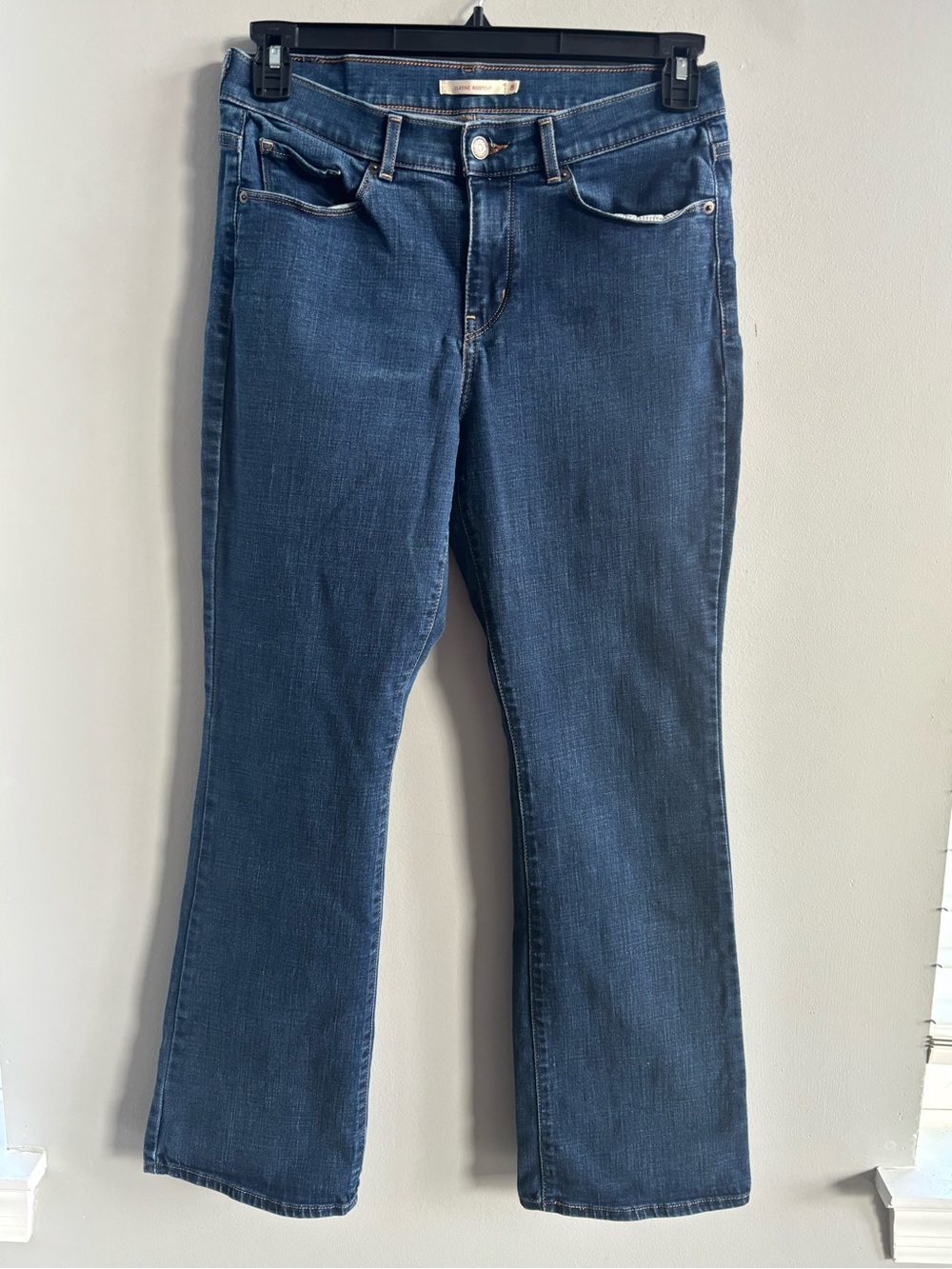 Levi's Classic Bootcut Women's Jeans Size 8 Medium Dark Wash Blue Stretch